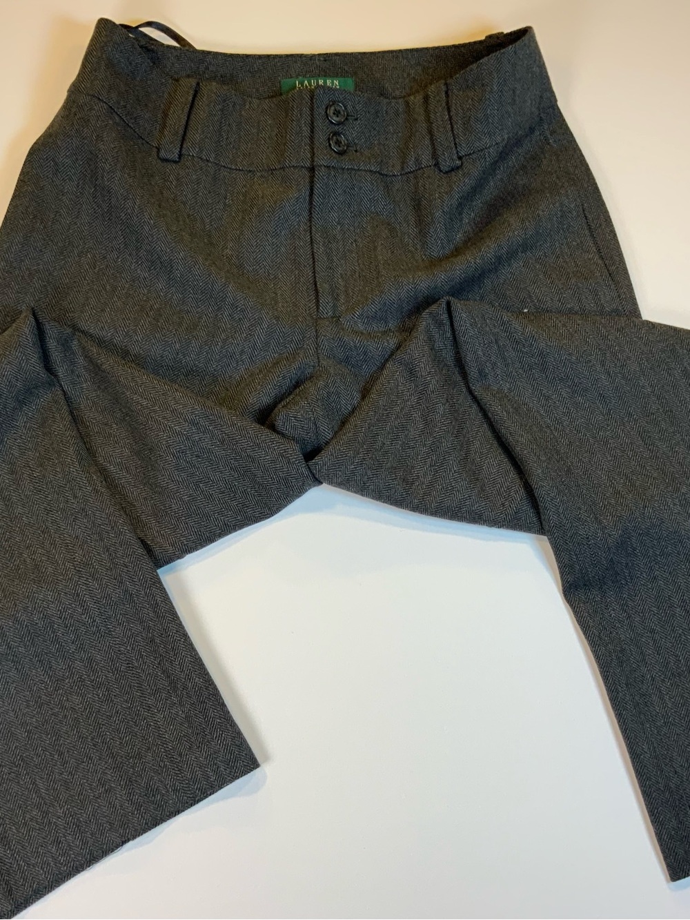 Ralph Lauren Women's Gray Tailored Dress Pants